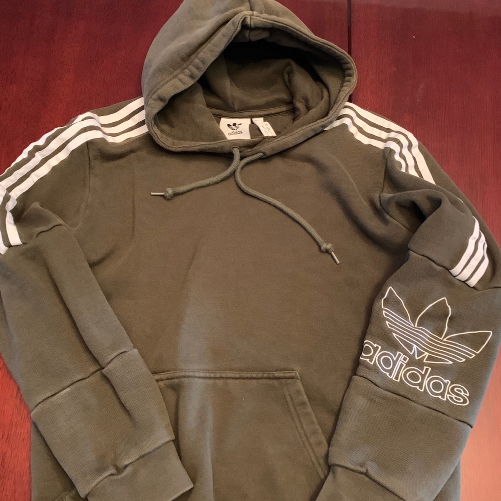 Adidas green hoodie